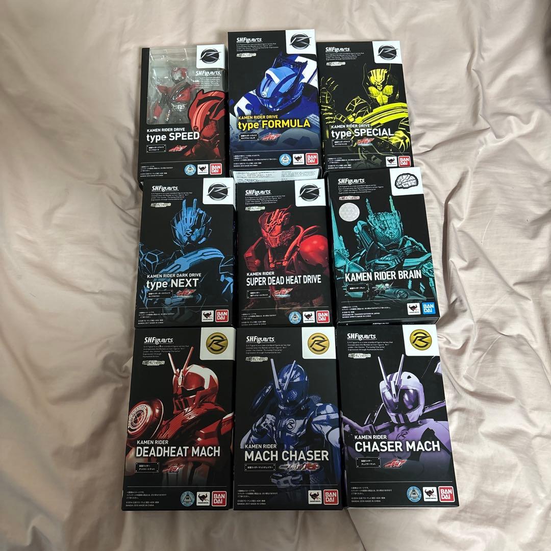 shfiguarts仮面ライダードライブ　9体セット　バラ売不可
