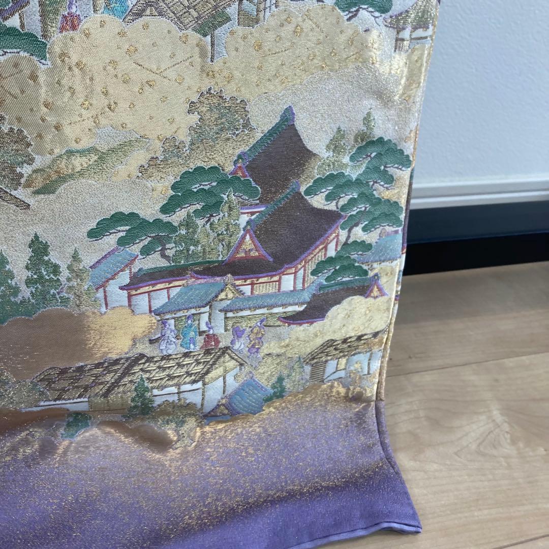 ZF-1302 色留袖 金通し トールサイズ いにしえの都 逸品 高級 正絹