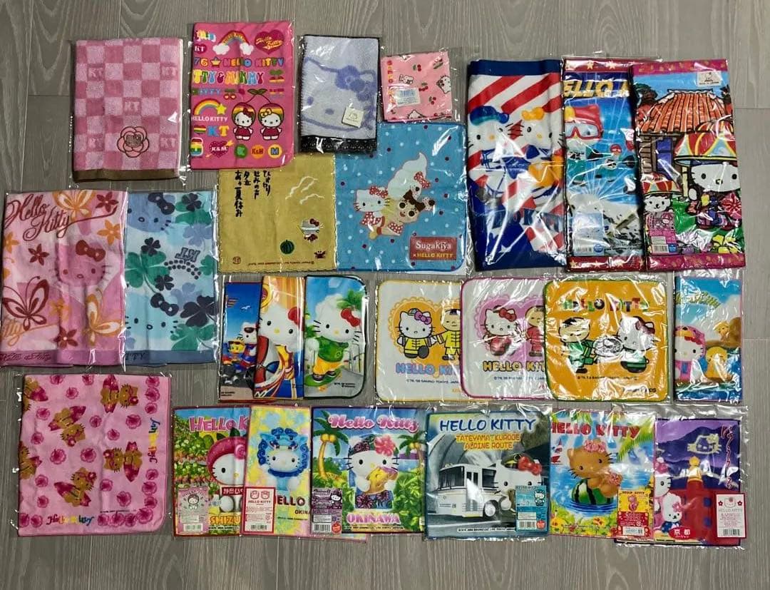 ハローキティ タオル・ハンカチセット