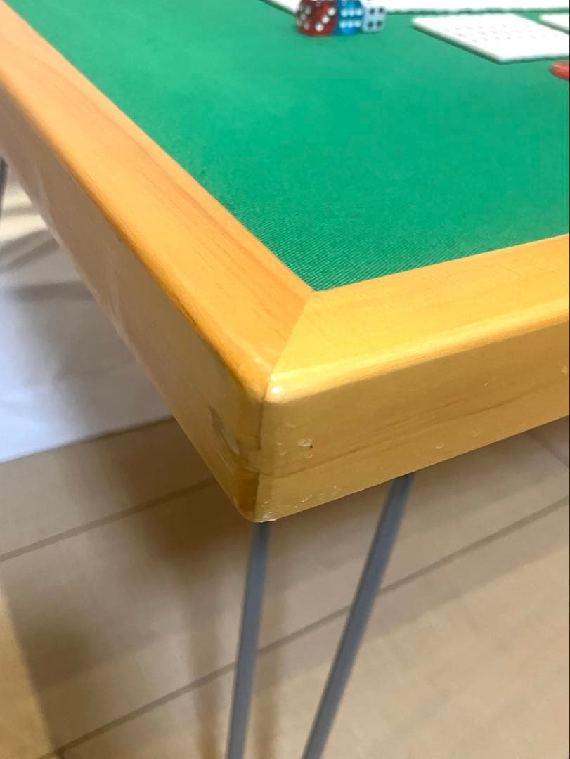 ⭐️美品　折りたたみ式　座卓式 手混ぜ 麻雀卓、麻雀牌セット　脚つき