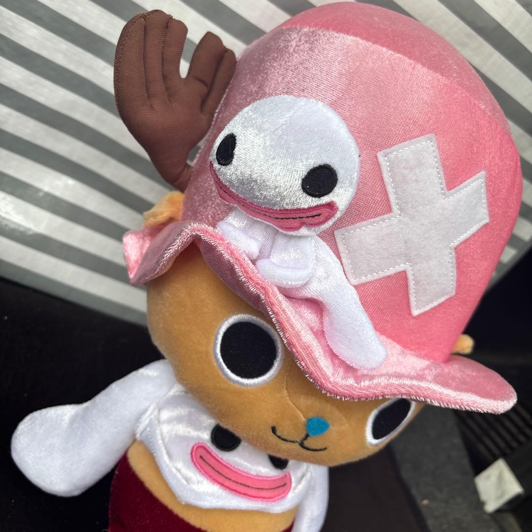 ゲームセンター限定新品・ワンピース・スーパーDXチョッパー＆ゴーストぬいぐるみ