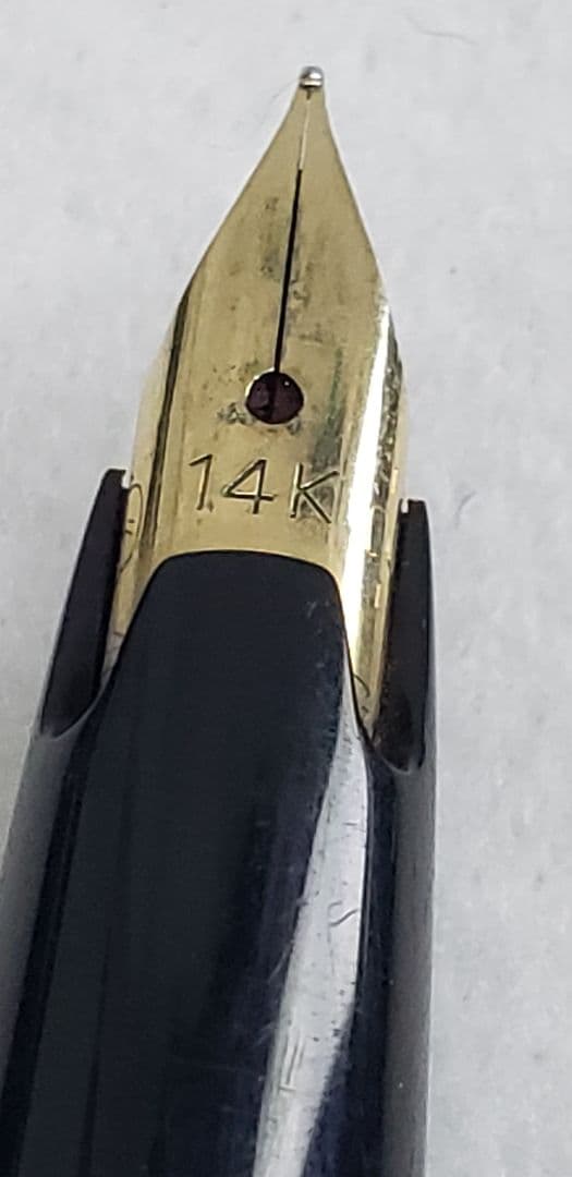 廃盤 貴重 14金 14K デスクペン 万年筆