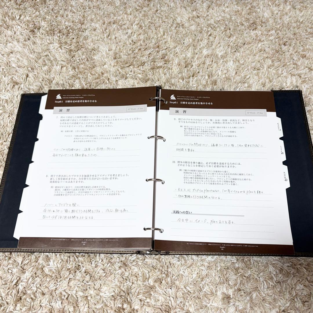 アチーブメントテクノロジー　マスタープログラム　テキストのみ　書き込みあり