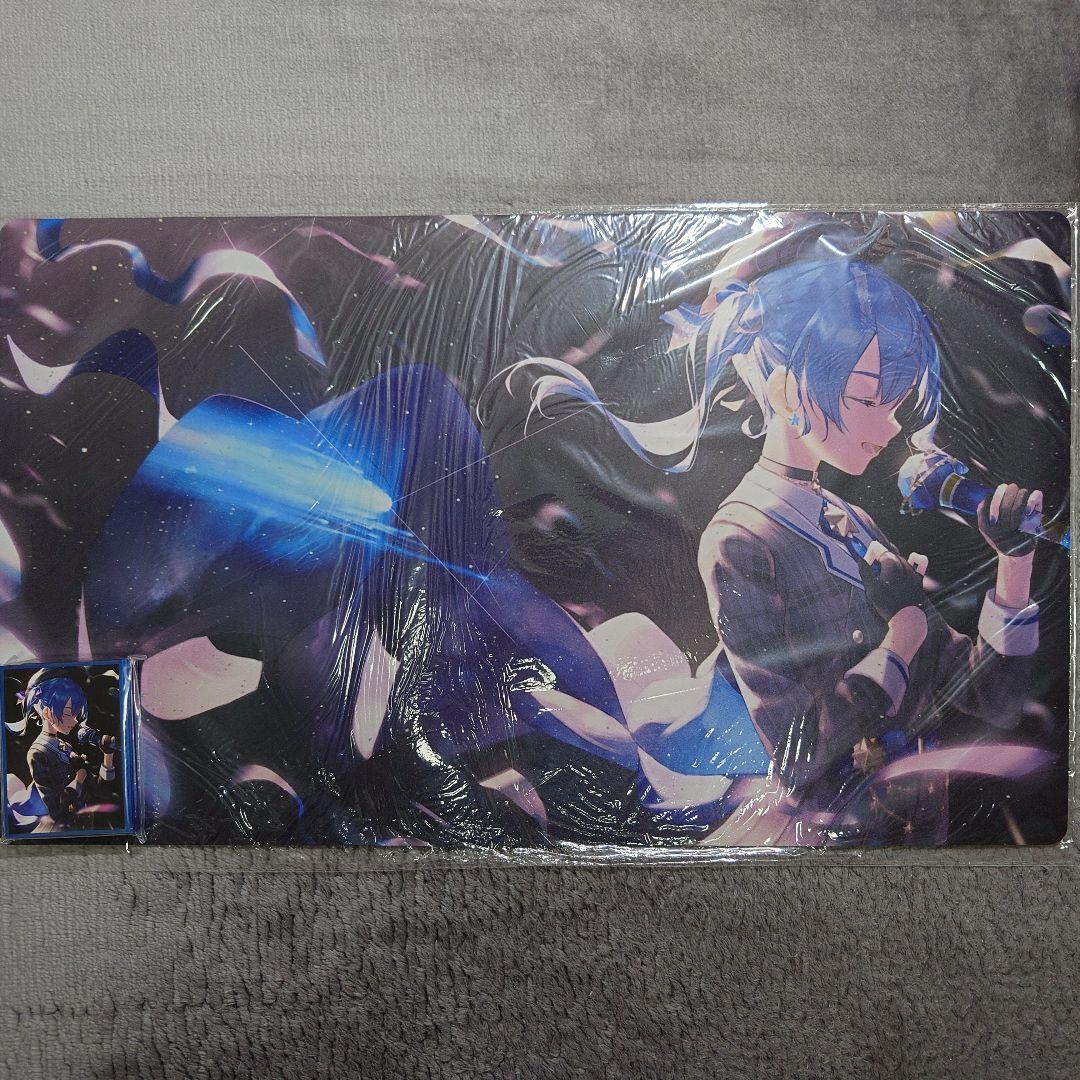 α1 ホロライブ 流れ星&宇宙&マイク 星街すいせい スリーブ&プレイマット