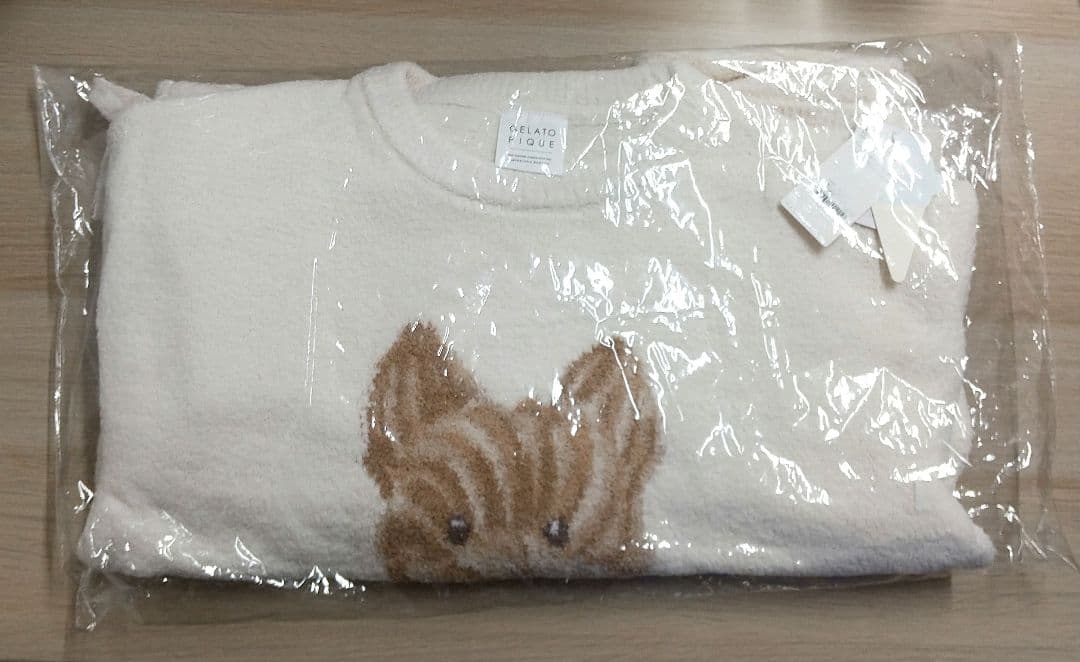 ジェラートピケ メレンゲDOG ジャガードプルオーバー＆ ロングパンツセット