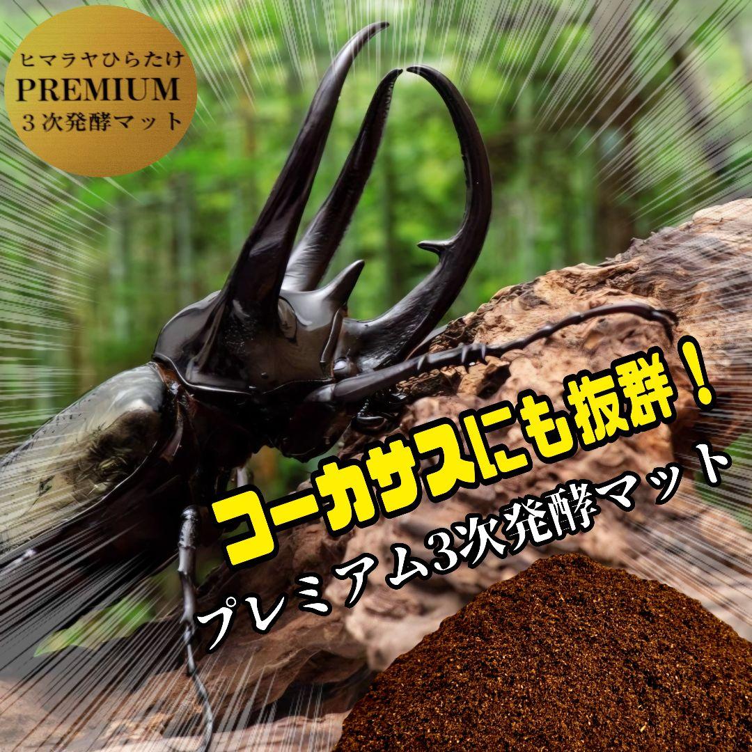 極上！プレミアム3次発酵カブトムシマット【80リットル】幼虫の餌、産卵にも抜群！