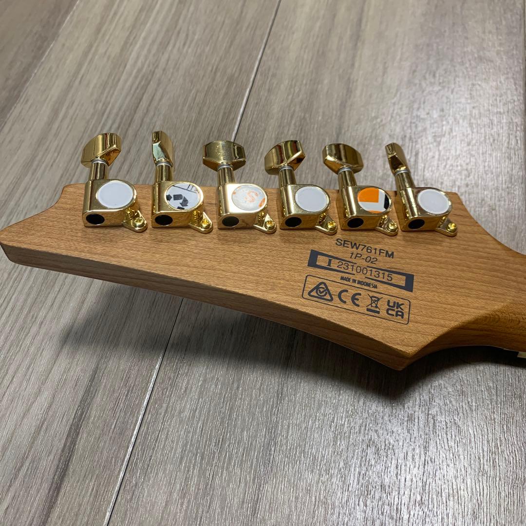 新品 Ibanez アイバニーズ エレキギター SEW761FM ２４フレット