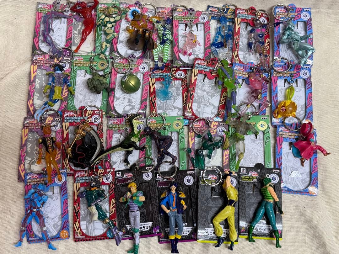 ジョジョの奇妙な冒険 スタンドコレクションキーホルダーなど29種