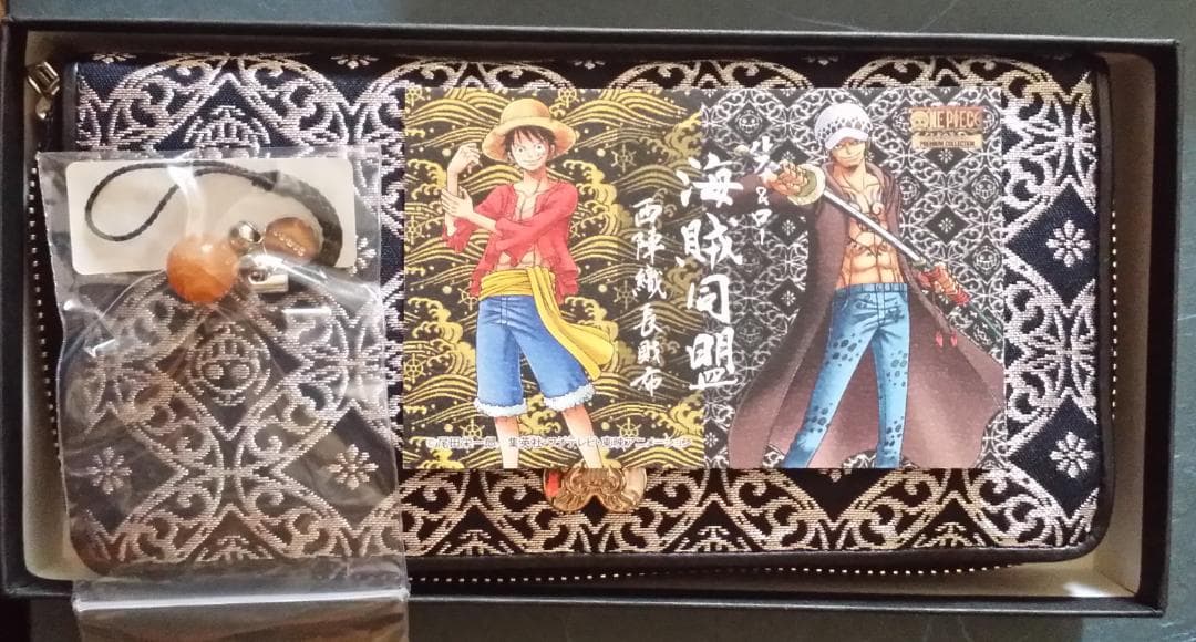 185◇トラファルガー ロー 西陣織 長財布 ワンピース ONE PIECE 限