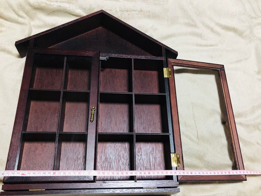 木製　インテリア　コレクションケース　飾り棚