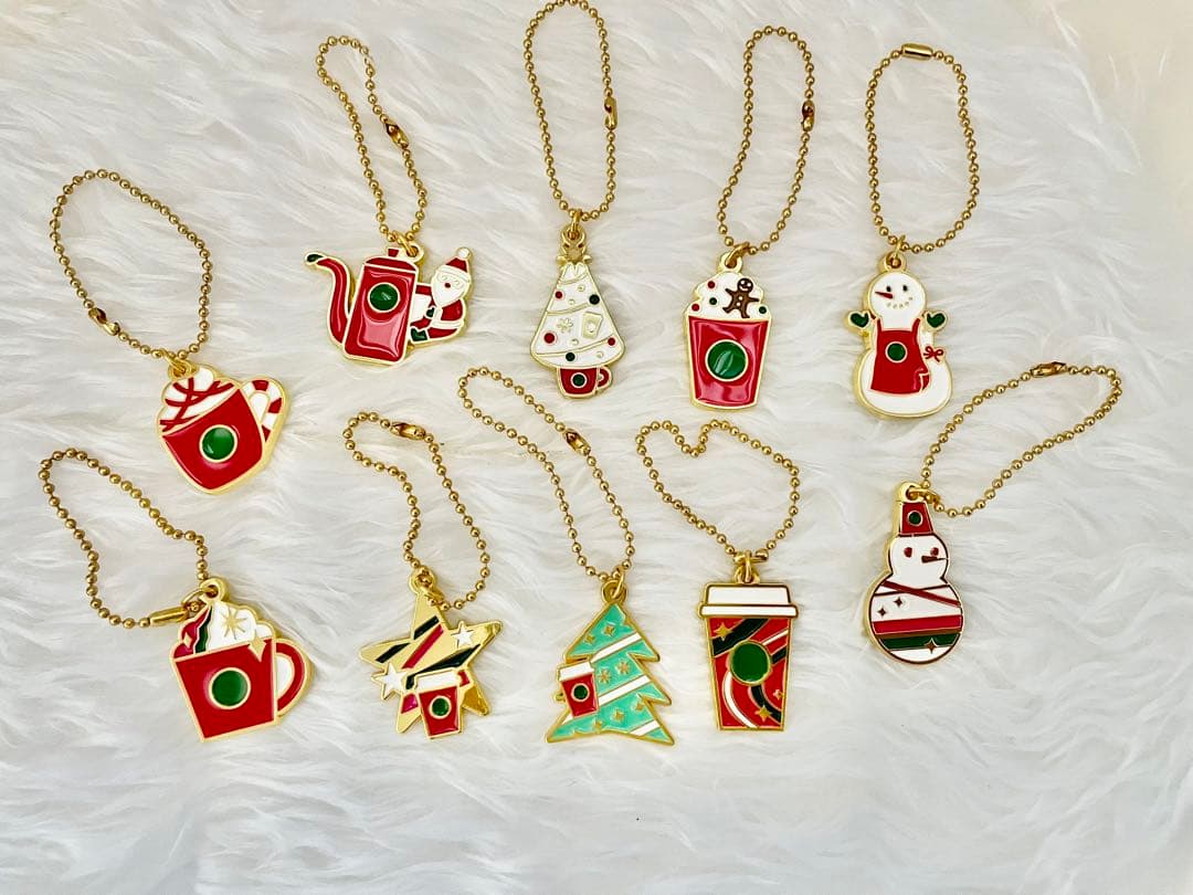 スタバ クリスマス オーナメント 2023 限定 美品 限定 フラペチーノ ツリ