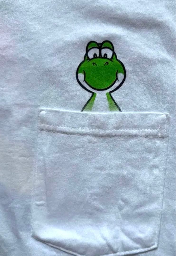 美品　マリオ ヨッシー Tシャツ ホワイト　レアUSA コレクター