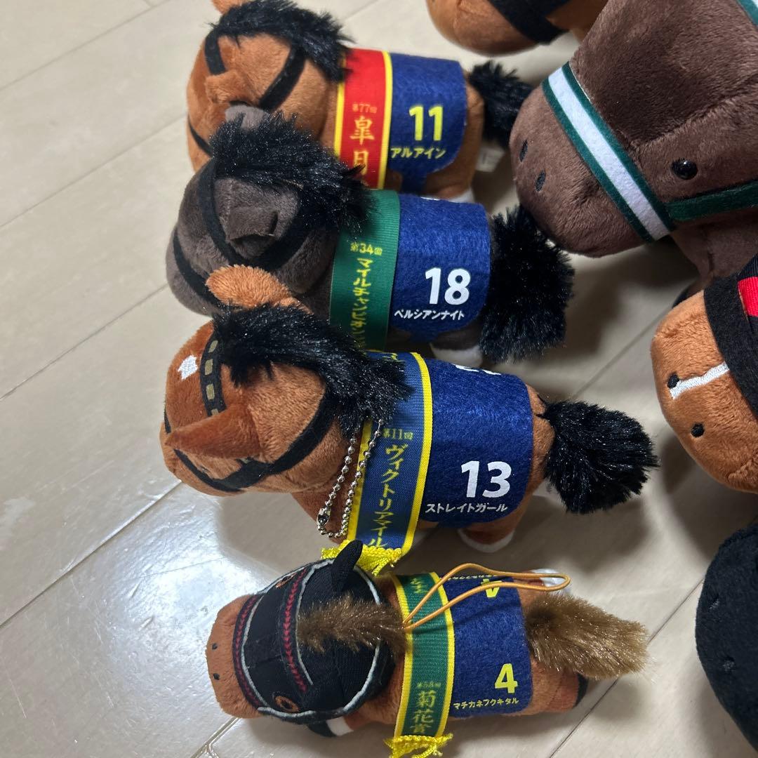 競走馬ぬいぐるみ 12体セット