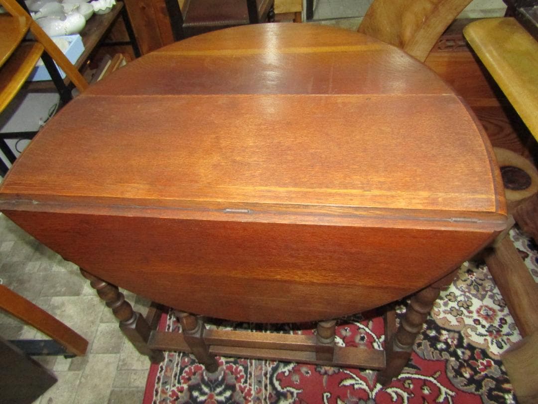 イギリス　アンティーク　ゲートレッグテーブル　バタフライ 直輸入品　希少品