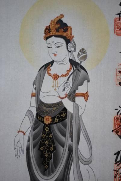 西国三十三ヶ所集印肉筆掛軸/御朱印/掛軸☆宝船☆Ｆ-516