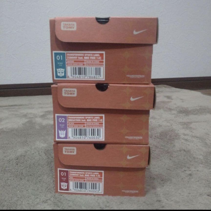 トランスフォーマー ナイキ スポーツレーベル コンボイ メガトロン セット販売