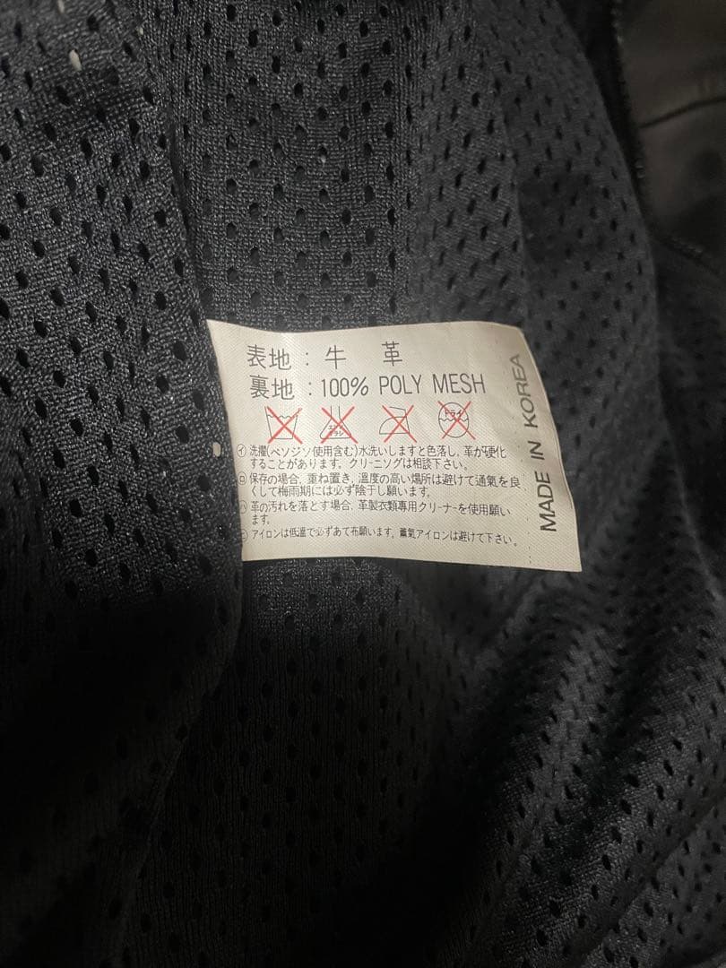 美品YELLOWCORN ブラックレザー シングルライダースジャケット セット