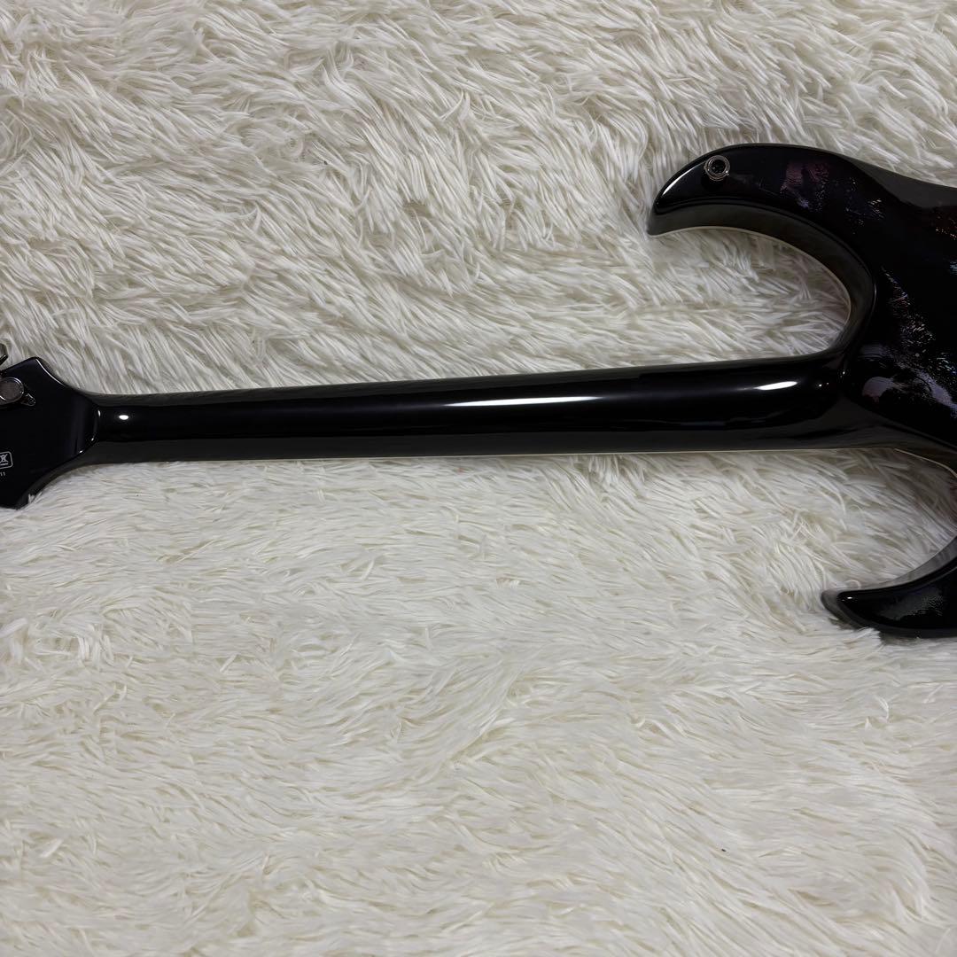 エレキギター　SPEAR Gladius ホログラム　パープル系