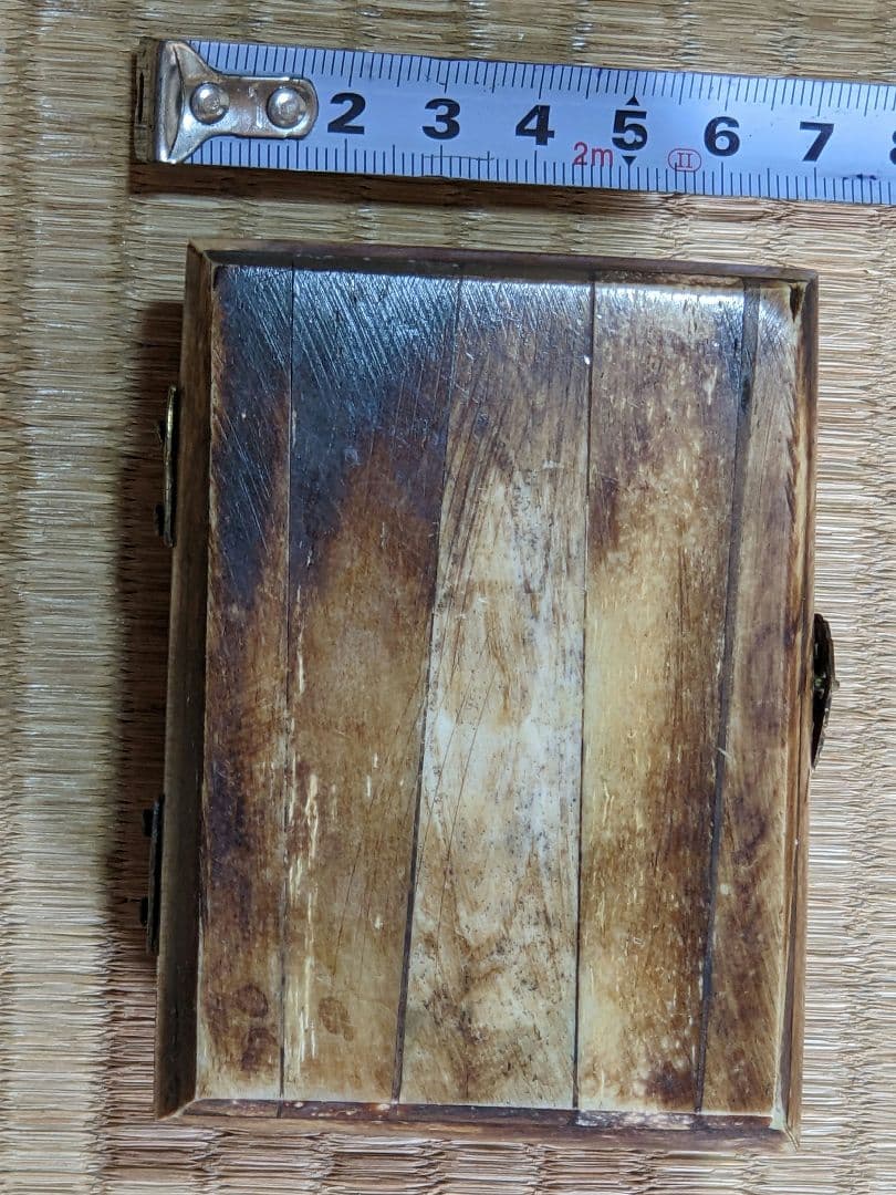 ♦中国 古玩 骨製 銅製金具 宝石箱 小物入れ 古美術品 骨董品 アンティーク