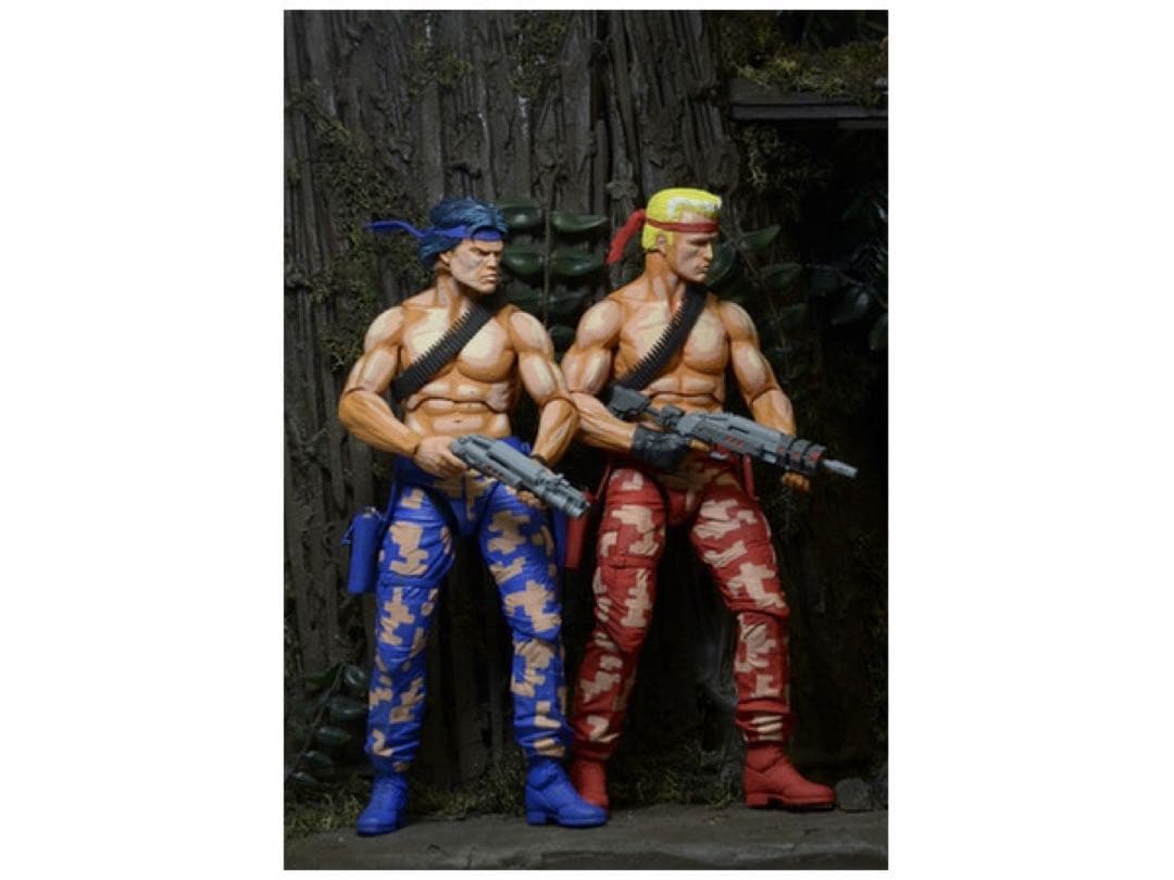 NECA 魂斗羅 コントラ ビル・ライザー ランス・ビーン フィギュア 未開封品