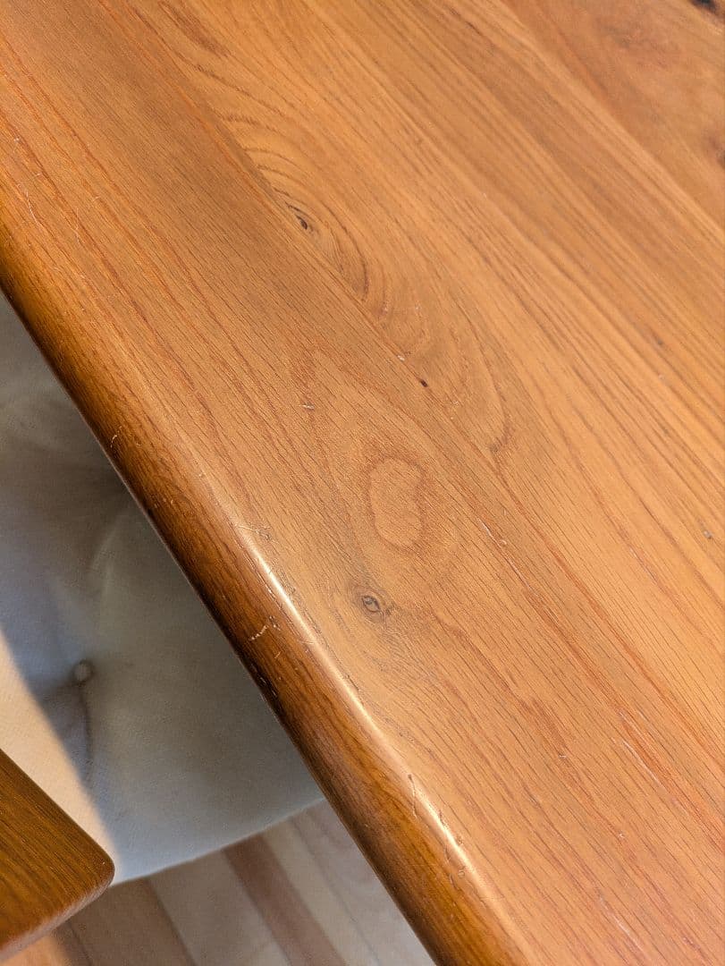 筑波産商　響き150ダイニングテーブル 木製オーク材