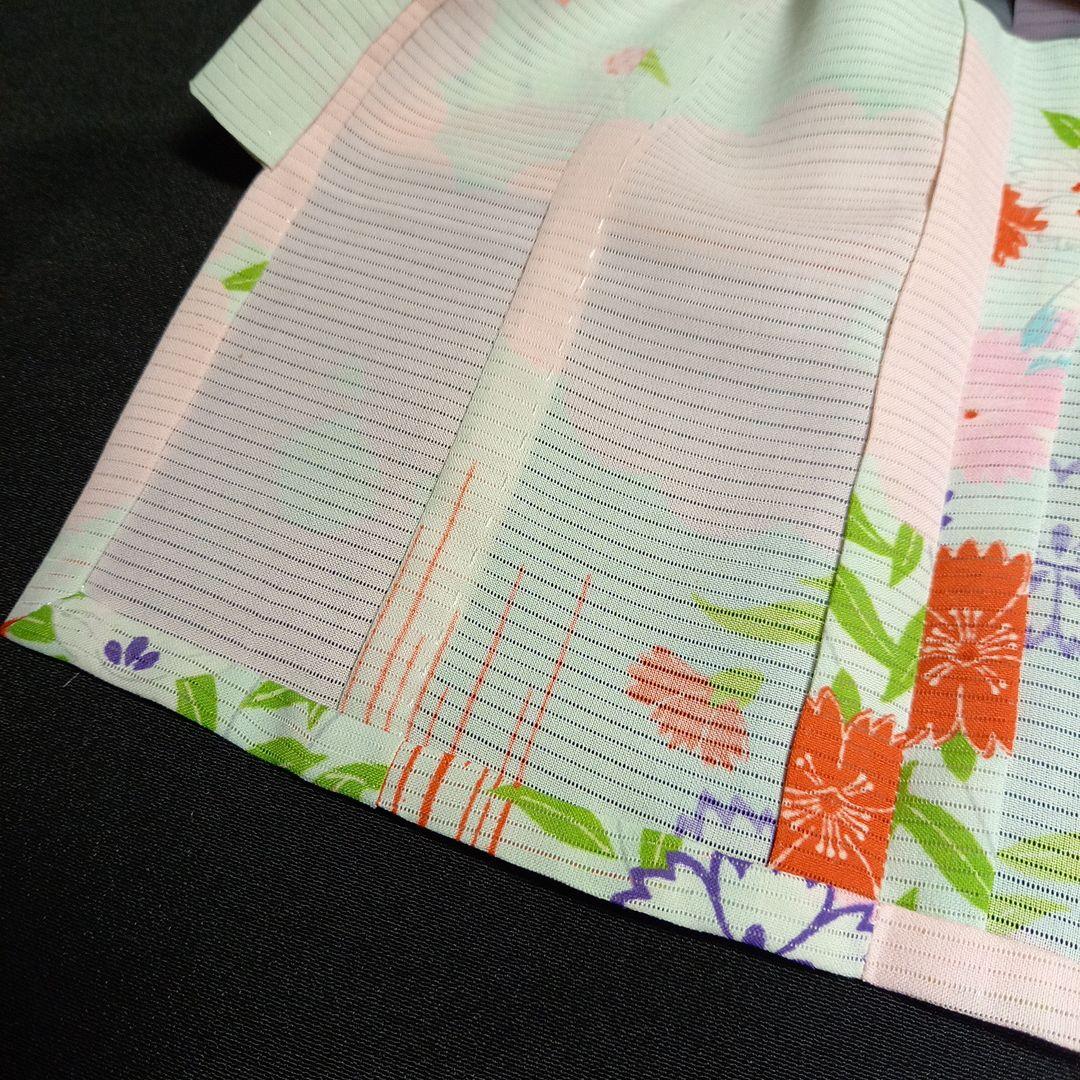 市松人形 10号 夏　絽の着物　帯　兵児帯　帯締め帯揚げ　正絹　ドール　単衣