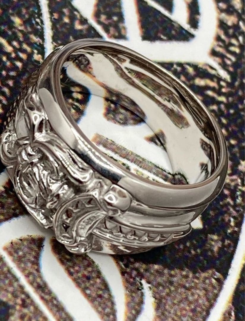 クロムハーツ ダガーリング 16号 SV925 Ptコーティング