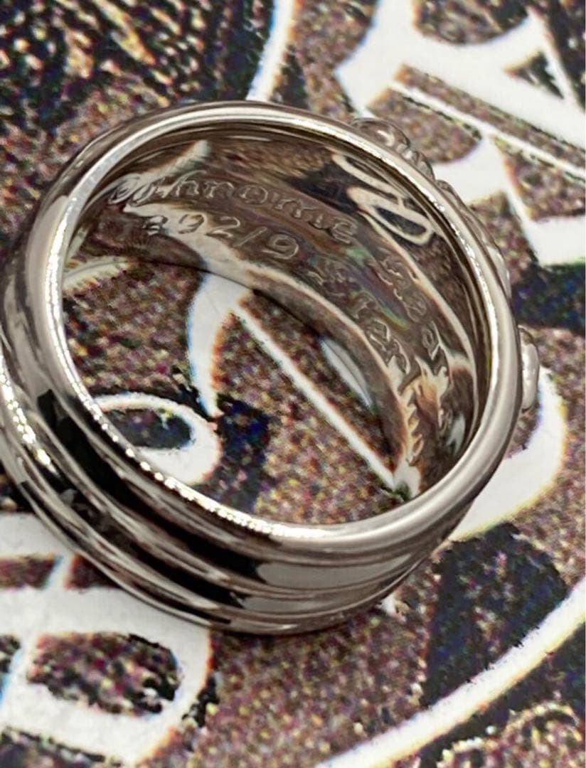 クロムハーツ ダガーリング 16号 SV925 Ptコーティング