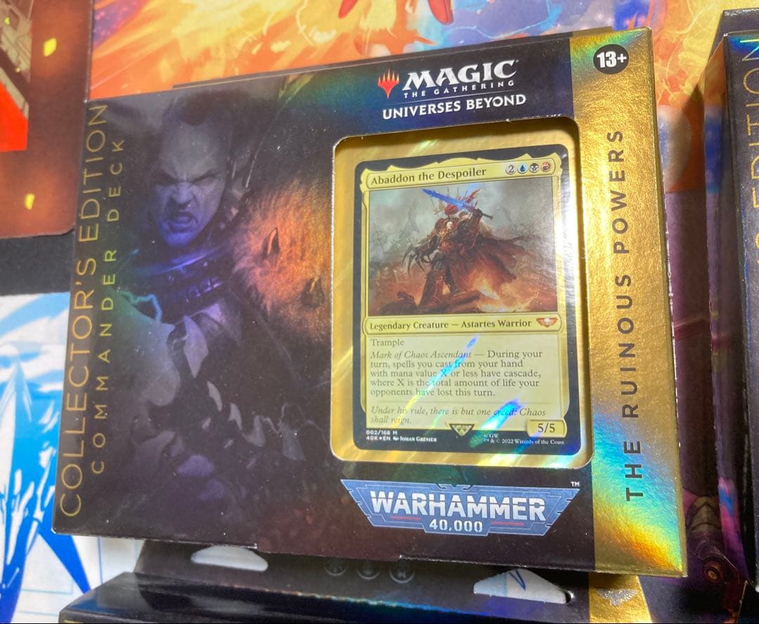 MTG コレクターズエディション 統率者デッキ ウォーハンマー 英語版 4種