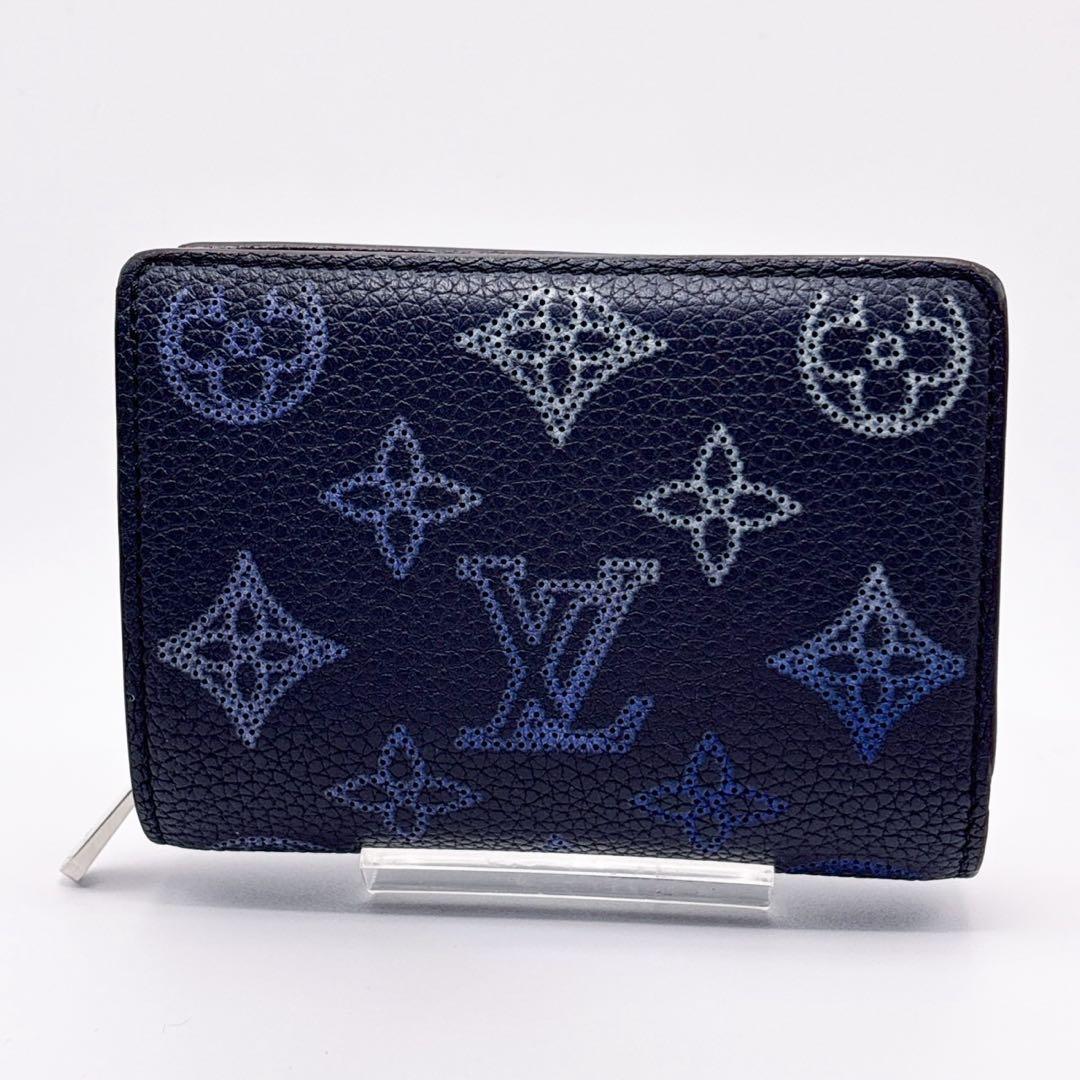現行品✨ルイヴィトン 2つ折り財布 ポルトフォイユクレア マリーヌ　フライト