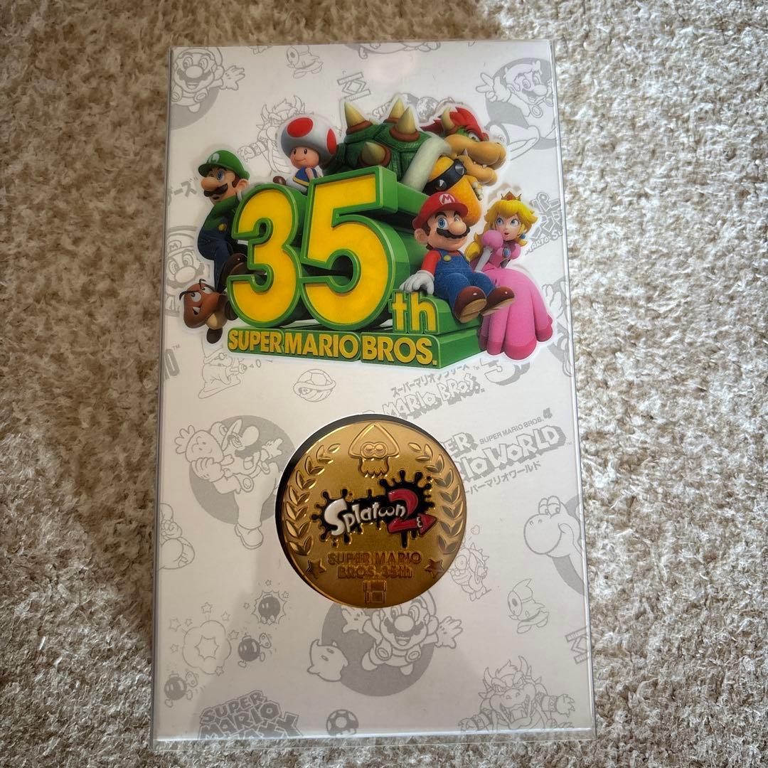 スプラトゥーン スーパーマリオ35周年記念メダル