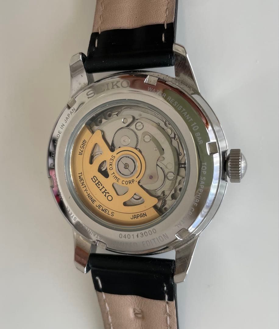 セイコー 自動巻き時計 パワーリザーブ付き
