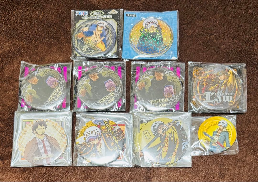 ONE PIECE ワンピース 缶バッジ　ロー　まとめ売り