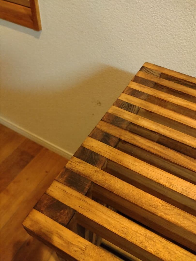 木製　ハンドメイド　オーダー　ワトコオイル　水槽台　アクアラック　ベンチシェルフ