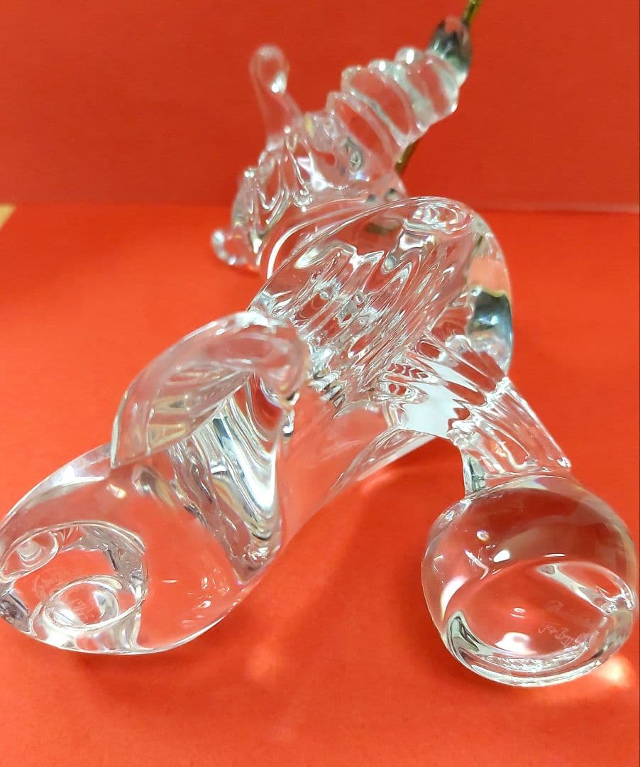 お値下【Baccarat バカラ】ピエロ　笛吹き　置物　Jean Baggio