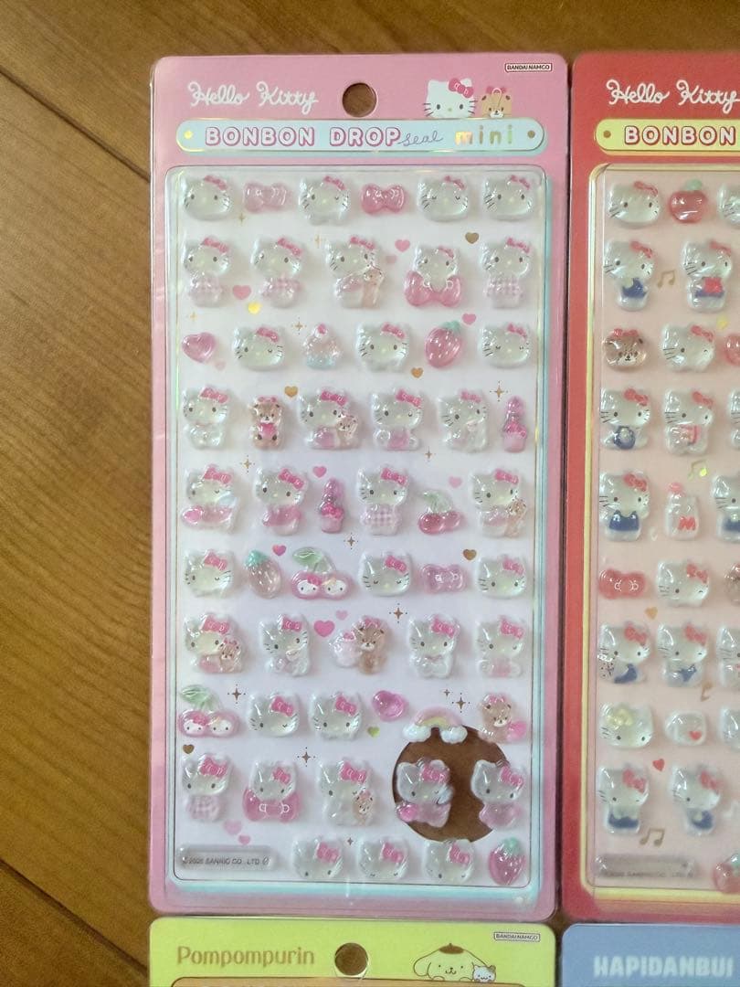 【正規品】サンリオ ボンボンドロップシールミニ コンプリートセット