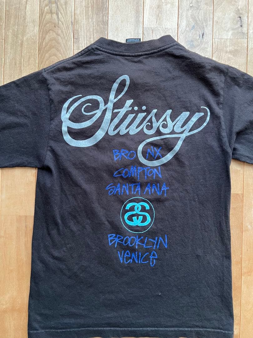 00's STUSSY ステューシー WORLD TOUR Tシャツ S