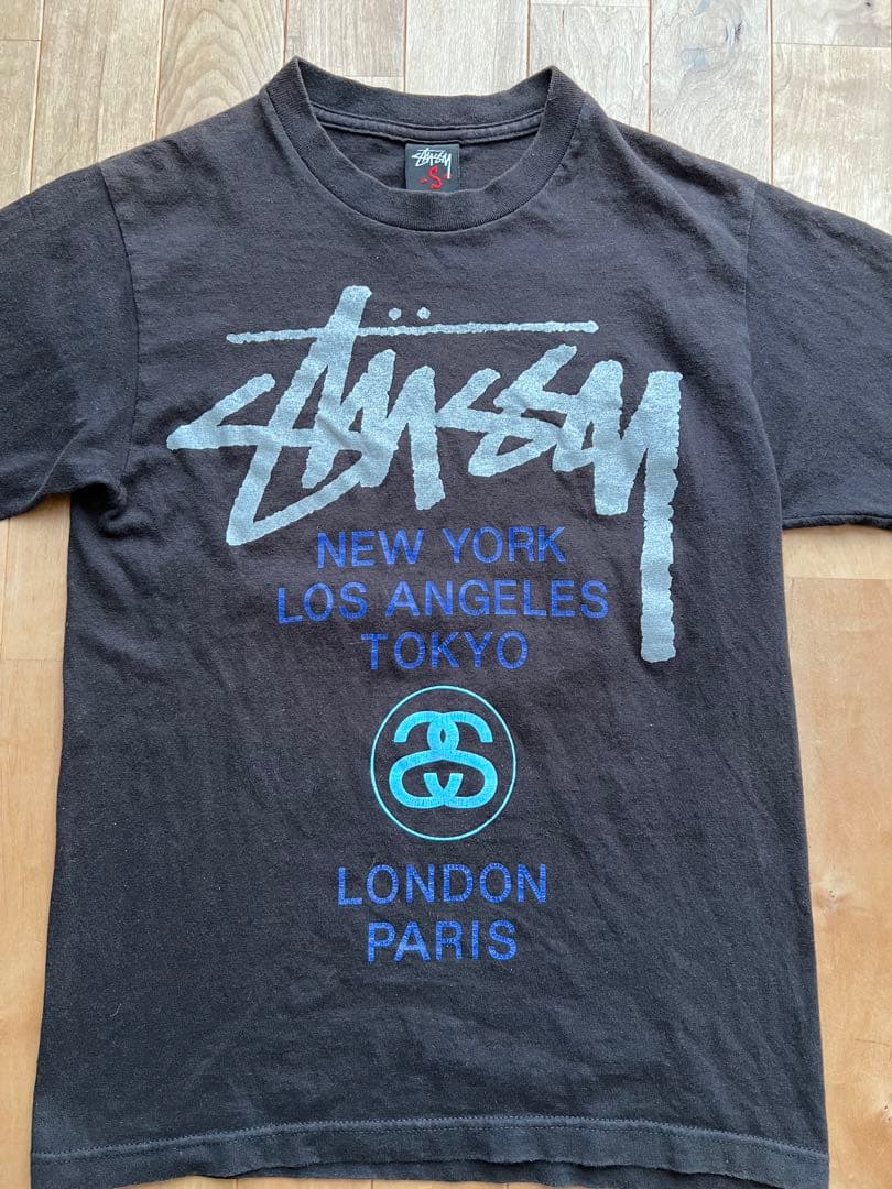 00's STUSSY ステューシー WORLD TOUR Tシャツ S