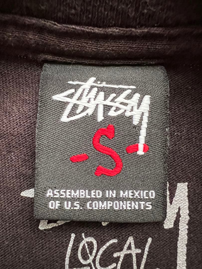 00's STUSSY ステューシー WORLD TOUR Tシャツ S