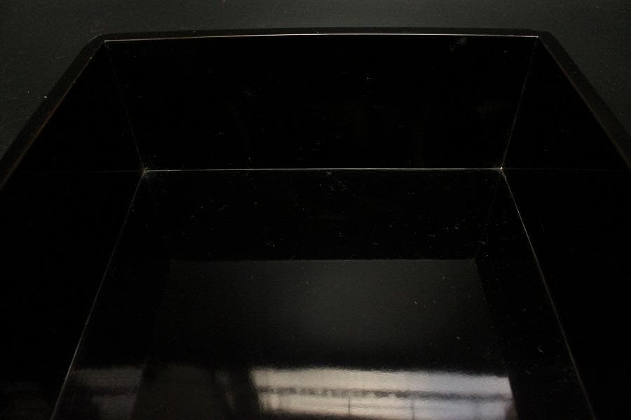 茶道具 漆刻 菓子器 蓋物(ZE570)