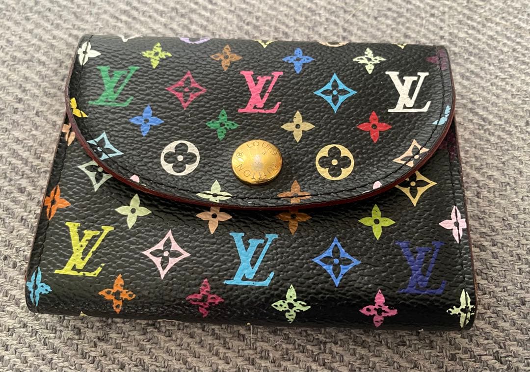 LOUIS VUITTON／ルイヴィトン　マルチカラー　カードケース　財布　美品