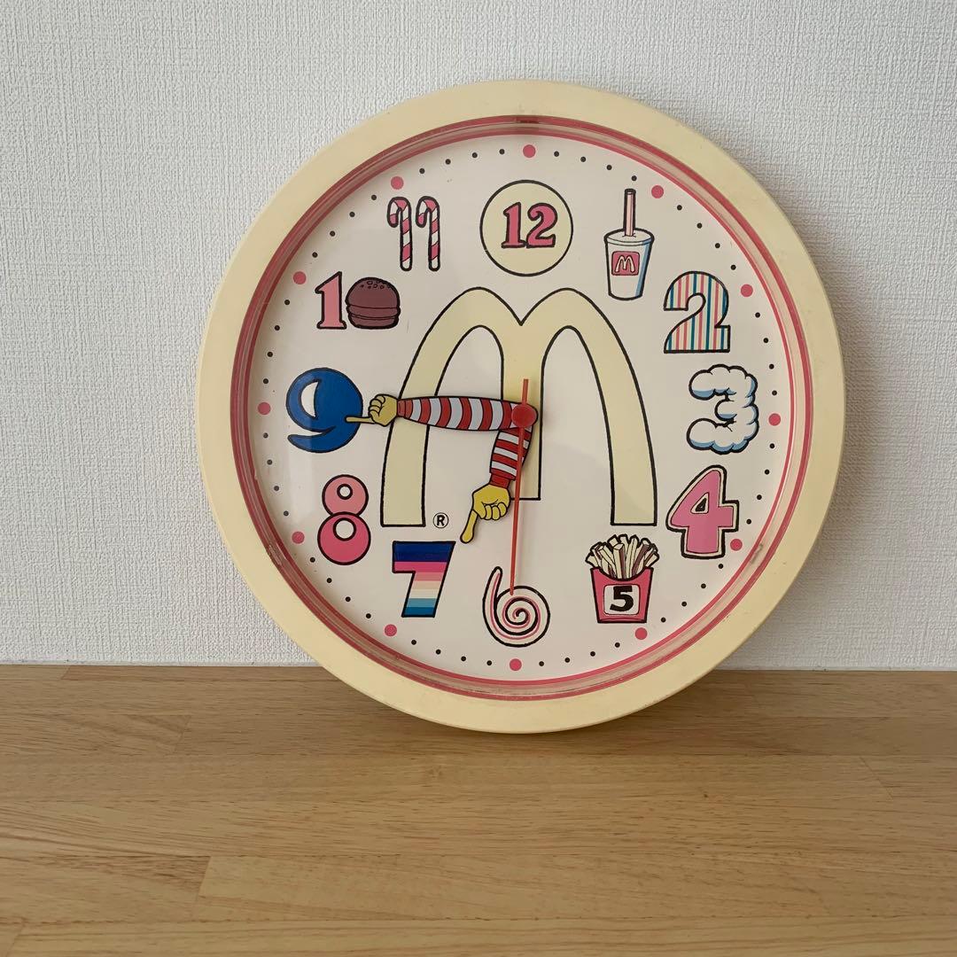 マクドナルド 時計 ビンテージ アドバタイジング アメリカ マック ドナルド