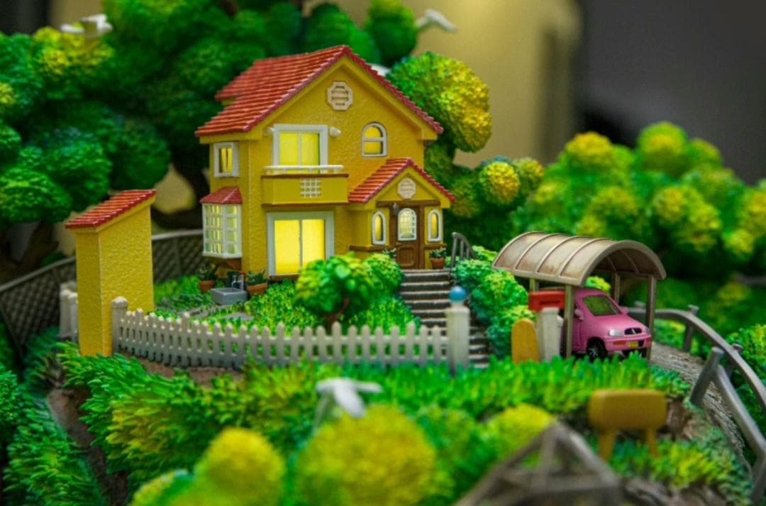 宮崎駿 崖の上のポニョ ポニョと宗介 彫刻フィギュア