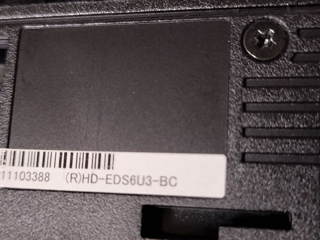 BUFFALO HD-EDS6U3-BC 外付けハードディスク6T