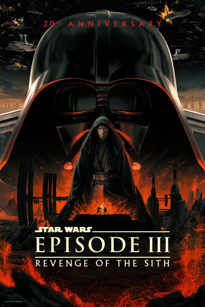 海外限定シリアルナンバー入り　スターウォーズ　シスの復讐 エピソード3 ポスター