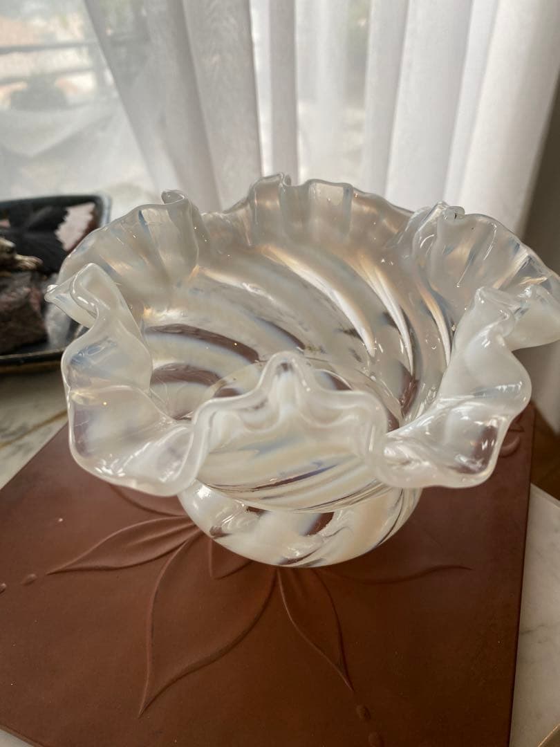 OLD FENTON フェントン　オパールセント　ガラスシェード　ペンダント