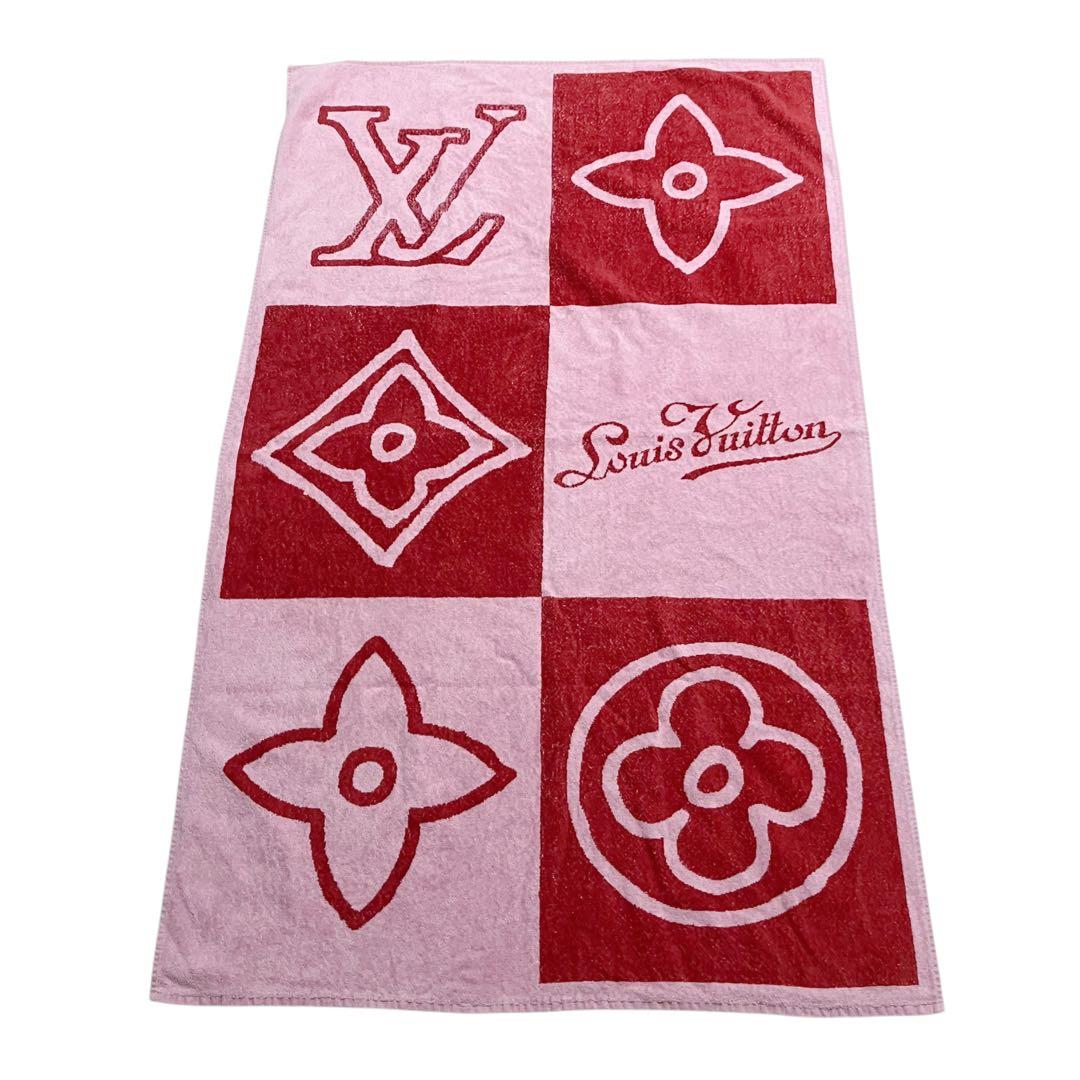 ⭐️良品⭐️ ルイヴィトン 大判 ビーチタオル バスタオル ブランケット
