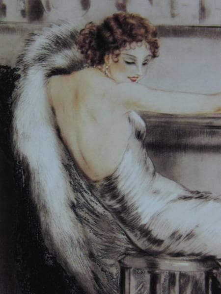 ルイ・イカール、「カクテル」、豪華限定版画集画・定価１０万円/額付
