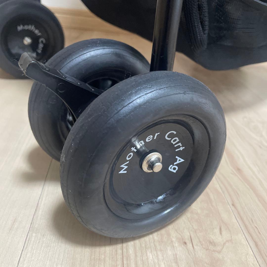 マザーカート2段式モノクロキャラクター柄 ペットカート