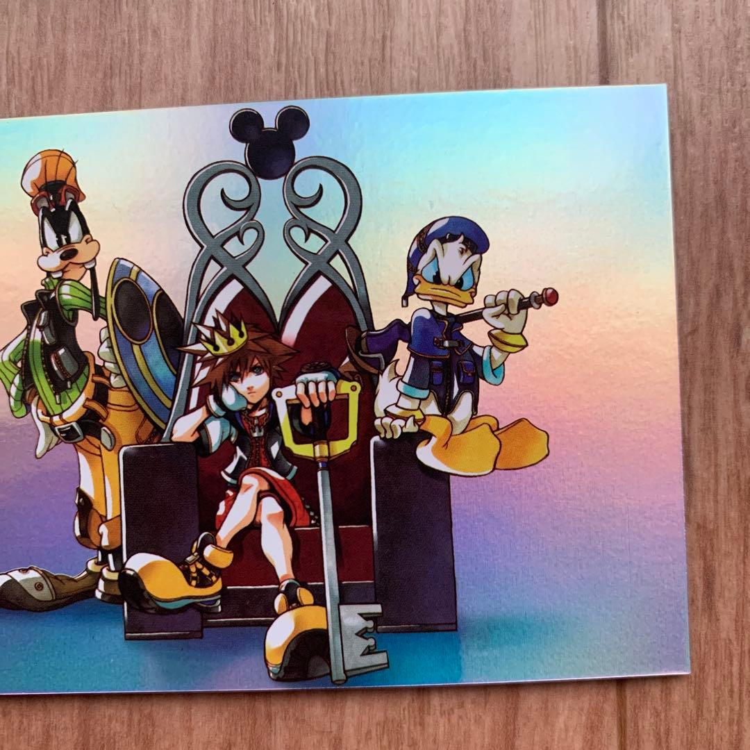 キングダムハーツ アートミュージアム キングダムレア 玉座 ホロ キラ カード